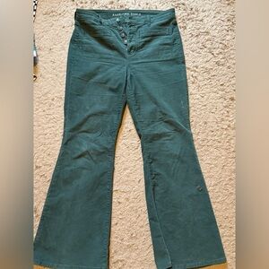 Super High-Rise American Eagle Corduroy Flares
